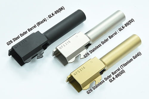 Guarder Aluminum CNC Slide for MARUI G26 Gen3 (Custom/Black)