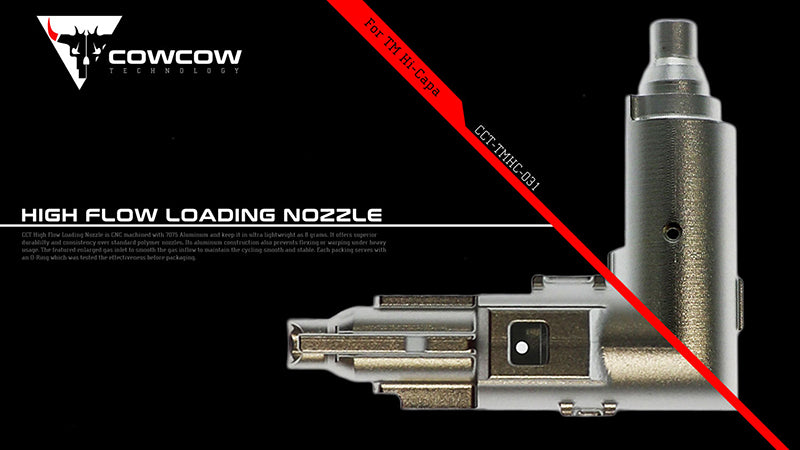CowCow High Flow Aluminium Loading Nozzle For Marui Hi-Capa