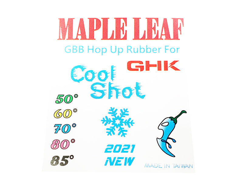 Maple Leaf 2021 New Cool Shot Hop Up Bucking for GHK GBB (50°/60°/70°/80°)