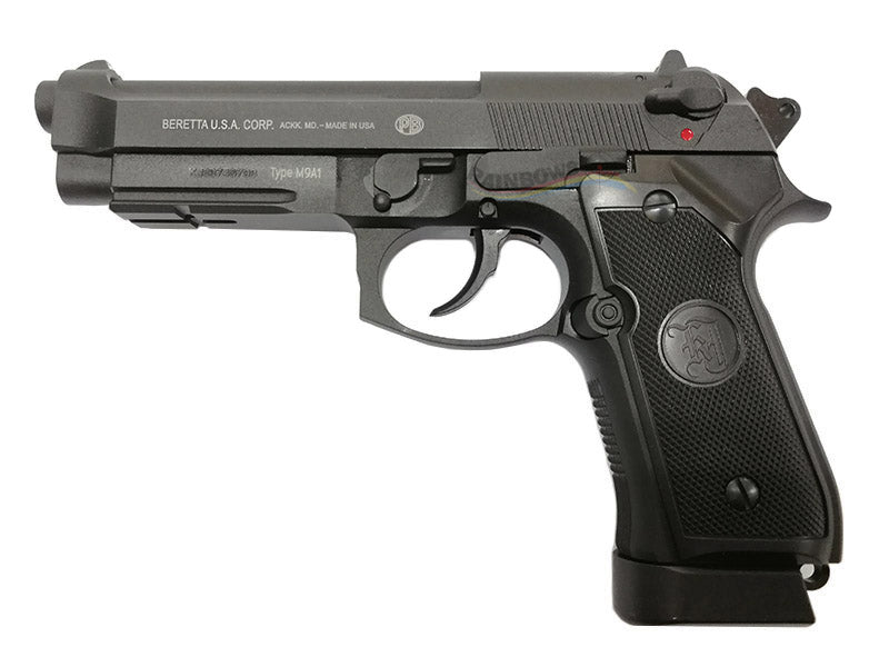 KJ Works M9A1 Full Metal GBB/CO2 Pistol (Black)