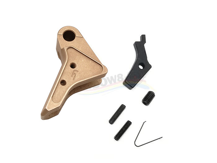 Ready Fighter Aluminium Trigger for Marui / WE / VFC / KJ  G-Series GBB (Tan)