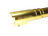 Airsoft Masterpiece 9x19 KKM Precision Fix Outer Barrel for Compensator For Hi-CAPA 4.3 (Gold)