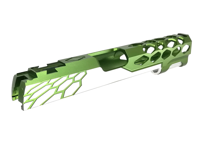 EDGE Custom "SHIELD" Aluminum Standard Slide for Hi-CAPA/1911 (Green TwoTone)