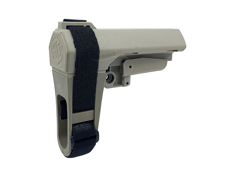 Clone Tactical SBA3 Pistol Stabilizing Brace for Mil-Spec Extension Platforms (Tan)