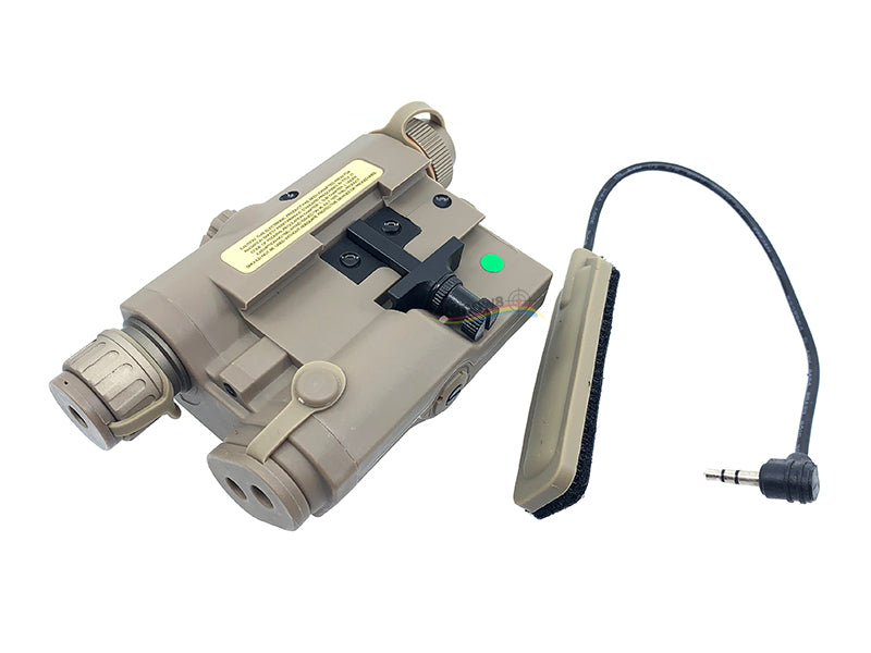 TMC PEQ LA5C UHP Laser, Flashlight & Green Laser With IR Lenses (FDE)