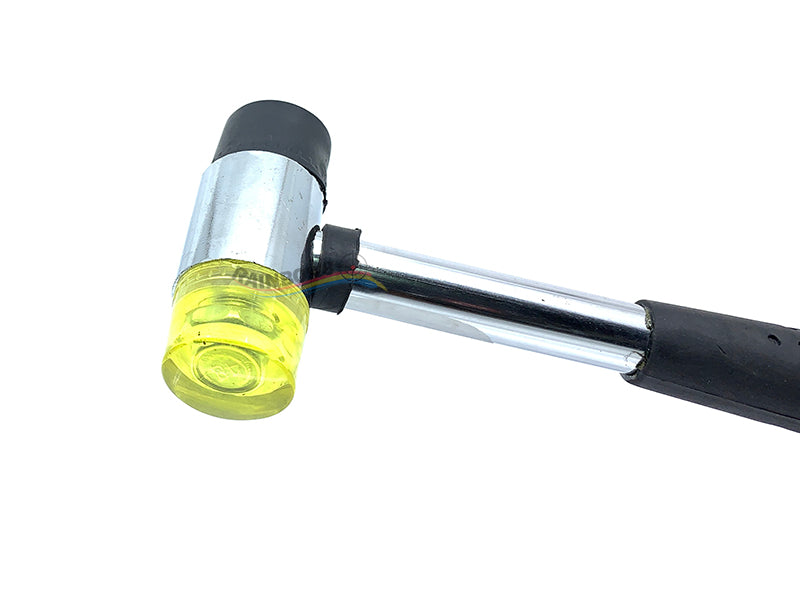 Gunsmithing Roll Pin Starter Punch Set Tool with Dual Head Plastic & Rubber Hammer