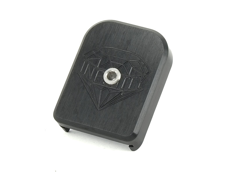 Airsoft Masterpiece SV Infinity Diamond Aluminum Magazine Base For Marui 5.1 (Black)