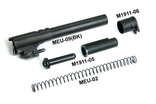 Guarder Aluminum Slide & Frame for MARUI MEU.45 (TRP/Black)
