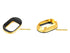 Airsoft Masterpiece CNC LimCat Magwell (Gold) with rubber bottom FOR MARUI HI-CAPA