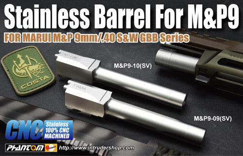 Guarder .40 S&W Stainless Outer Barrel for TM M&P9