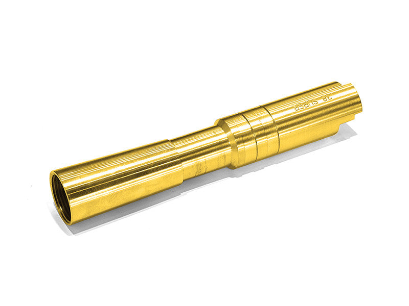 Airsoft Masterpiece .38 Super Fix Outer Barrel for Compensator For Hi-CAPA 4.3 (Gold)