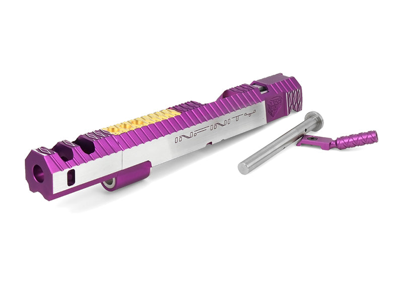 Airsoft Masterpiece Infinity IMM Cross Ver.3 (Diamond) Open Slide Kit (Purple 2Tones)