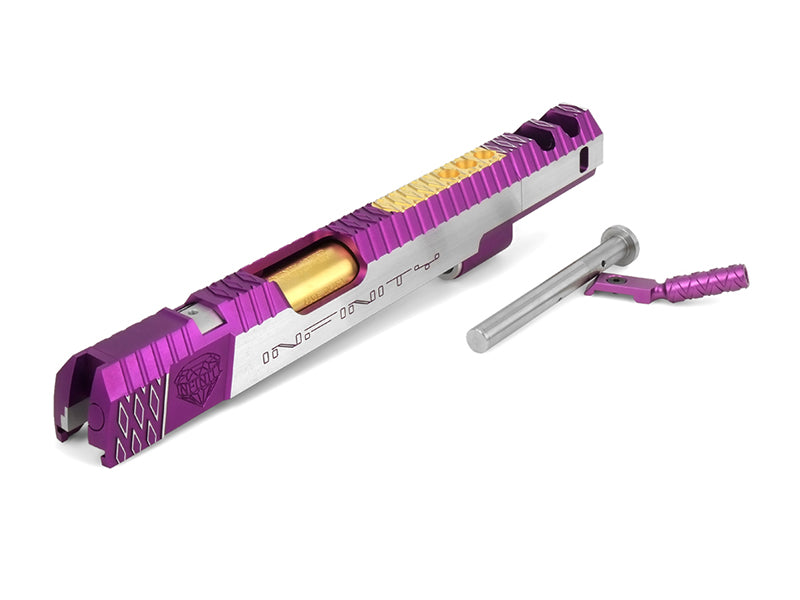 Airsoft Masterpiece Infinity IMM Cross Ver.3 (Diamond) Open Slide Kit (Purple 2Tones)