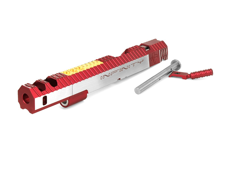 Airsoft Masterpiece Infinity IMM Cross Ver.5 (Texas) Open Slide Kit (Red Two Tone)