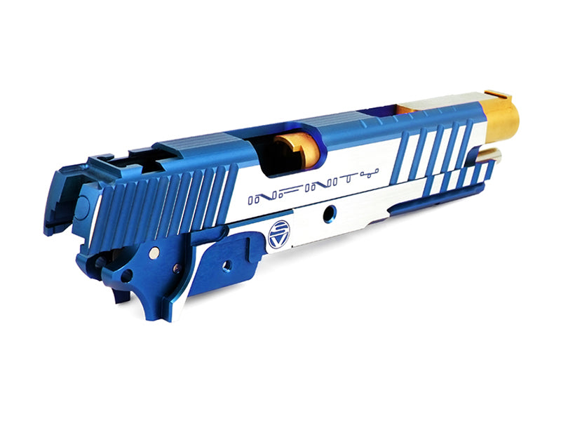 Airsoft Masterpiece Infinity R Cut Sight Tracker 5 Strips ver. Standard Kit (Blue, TwoTone)