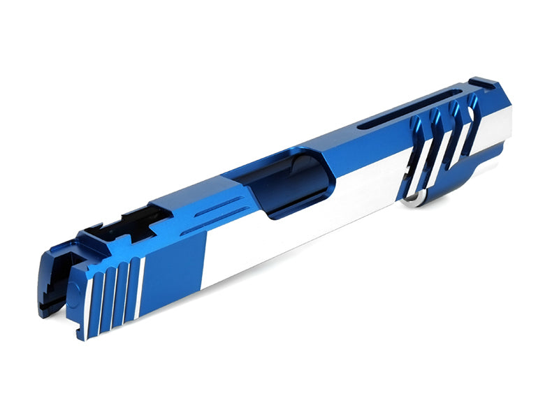 Airsoft Masterpiece Custom "Saber" Standard Slide for Hi-CAPA/1911 (Blue, TwoTone)