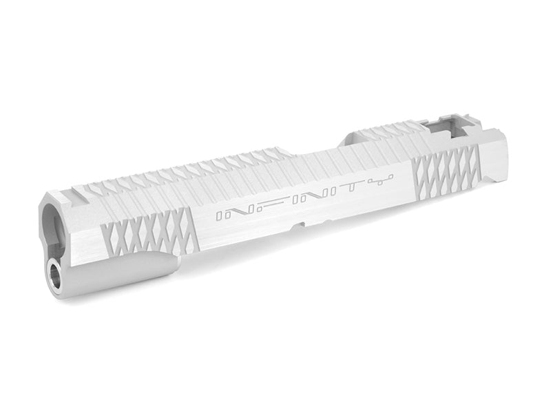 Airsoft Masterpiece Infinity Cross ver.3 Standard Slide for Hi-CAPA / 1911 (Silver)