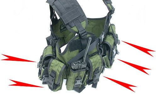 Guarder Rifle Mag Pouch with Flashlight / Knife Pouches