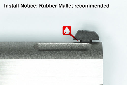 Guarder Aluminum Slide for MARUI V10 (Black)