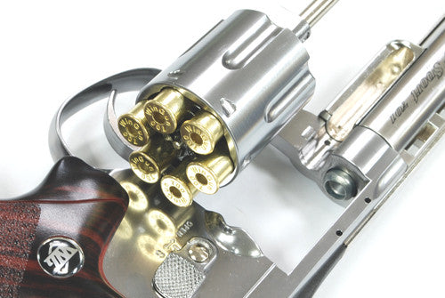 WG 701 Fullmetal Revolver 4" CO2 Pistol (Silver)