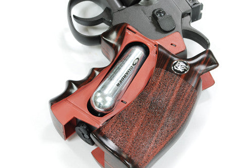 WG 703 Fullmetal Revolver 8" CO2 Pistol (Black)
