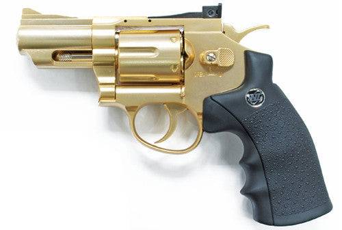 WG 708 Fullmetal Revolver 2.5" CO2 Pistol (Gold)