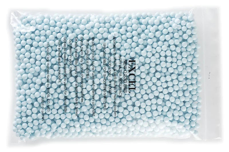 Excel 0.23g 6mm BBs 2500 rounds