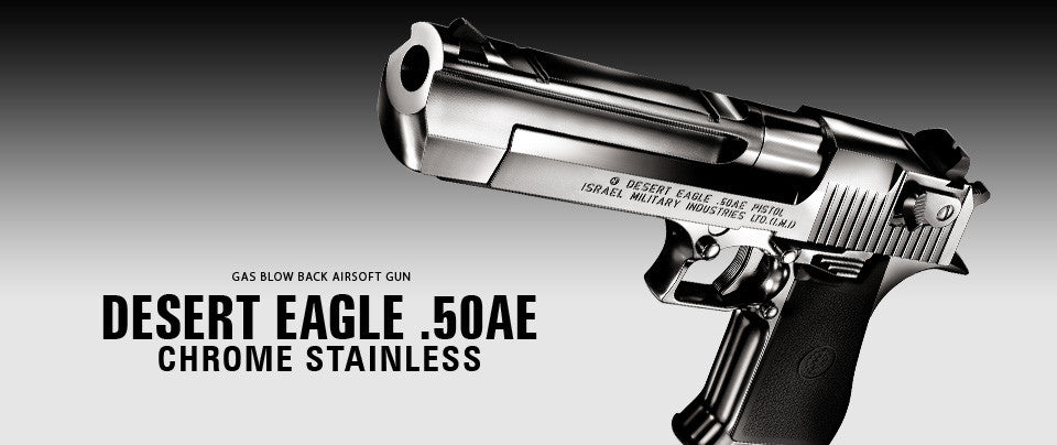 Tokyo Marui Desert Eagle .50AE Chrome Stainless GBB (Silver)