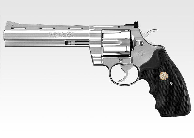 Tokyo Marui Python 357 6 inch Gas Revolver (Stainless Sliver)