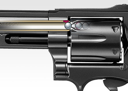 Tokyo Marui M19 4 inch Gas Revolver (24 Shots System, Black)