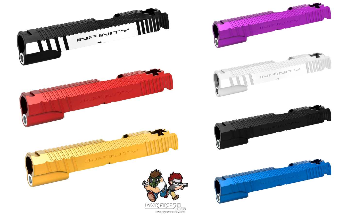 Retro Rifle Infinity Gunsmith Bros Infinity Retro Slide for Hi-CAPA (7 color) – Rainbow 8