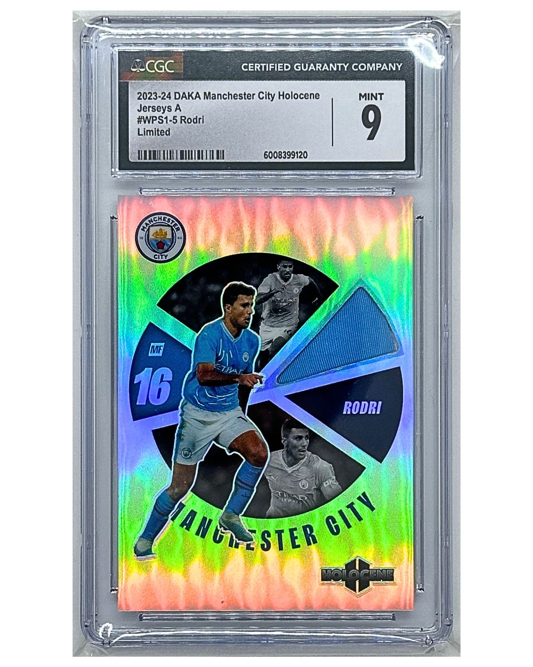 Rodri 2023-2024 Daka Manchester City Holocene Jerseys A /50