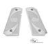 Airsoft Masterpiece 1911 Aluminum Grip Plates (STI) - Silver