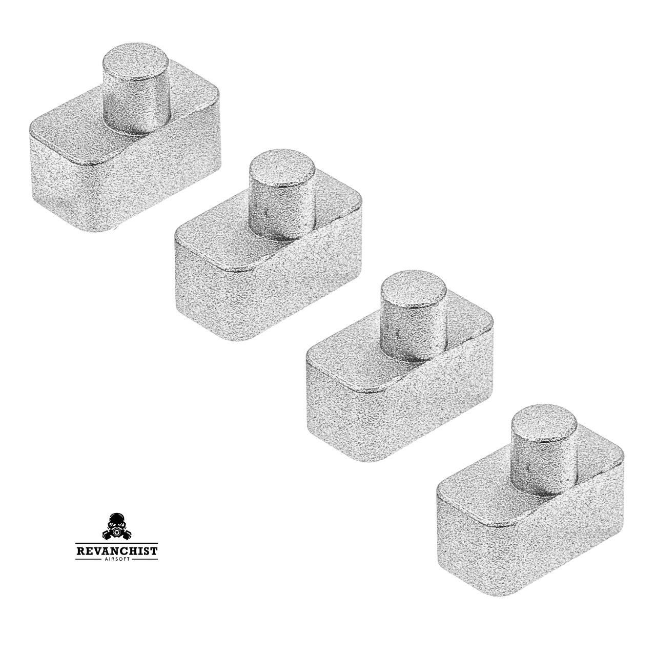 Revanchist Aluminium Magazine Base Pad Lock for Marui Hi-capa Series (4pcs)