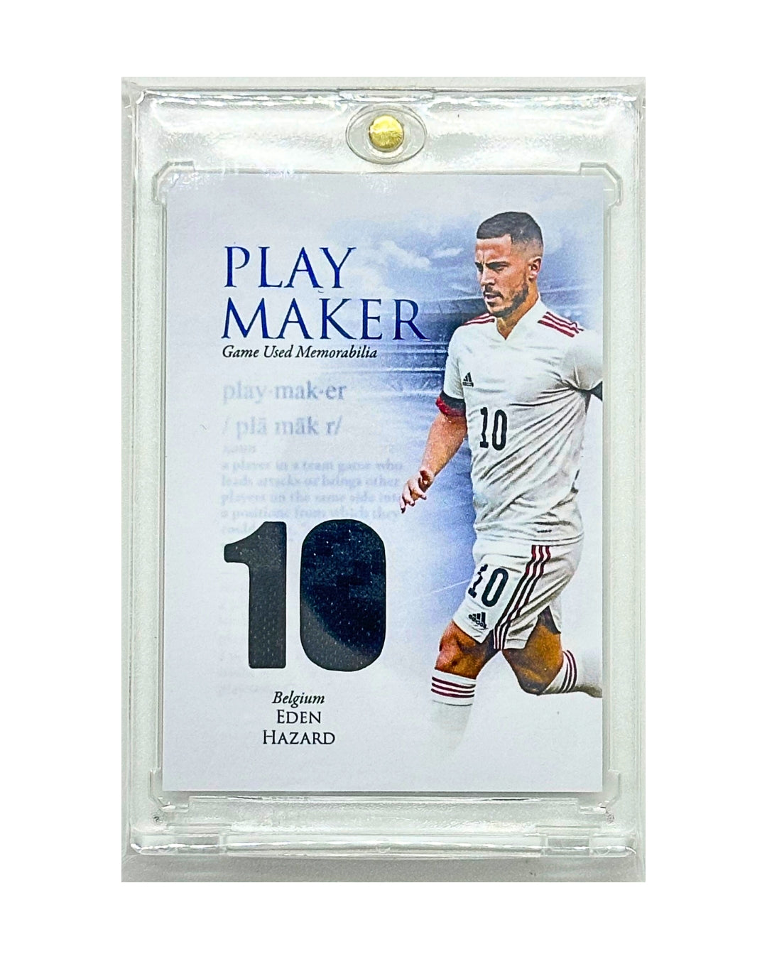 Eden Hazard 2025 Futera Unique Play Maker Jersey Patch /10