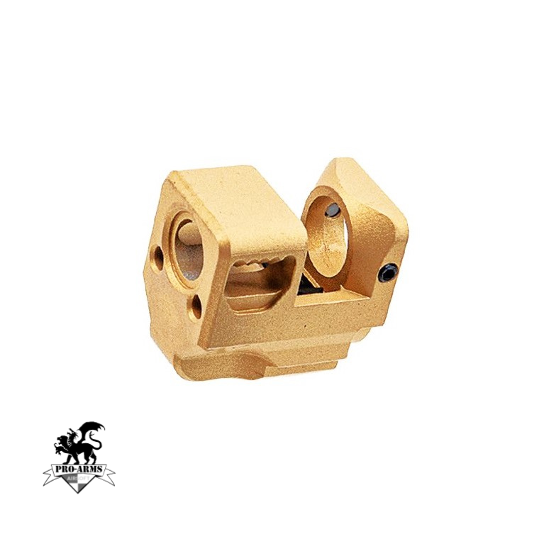 Pro Arms 14mm- Killer Style Compensator for Umarex / VFC Glock (Cerakote Ver.) (Black / Grey / Gold)