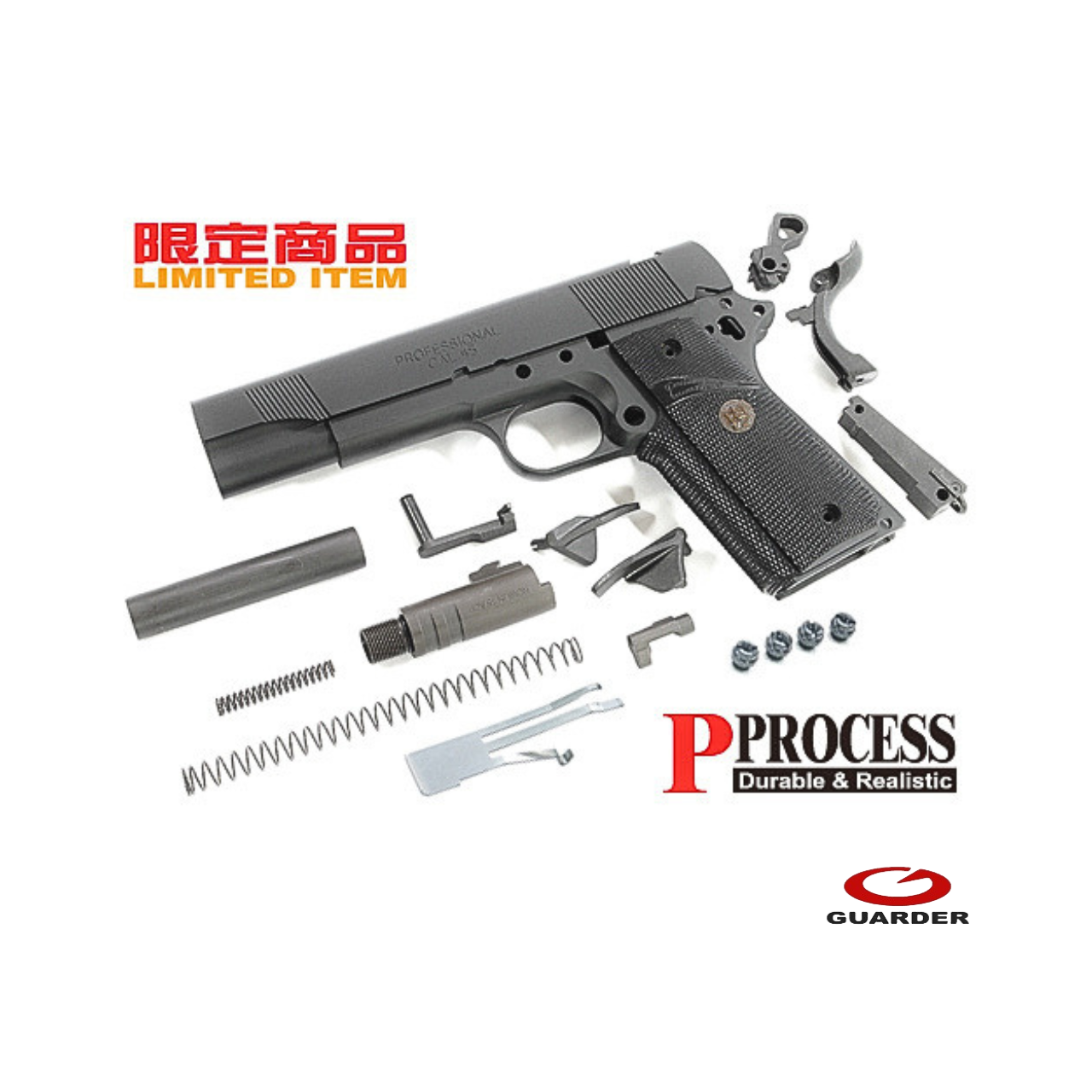 Guarder Enhanced Full Kits for MARUI MEU .45 (Black)