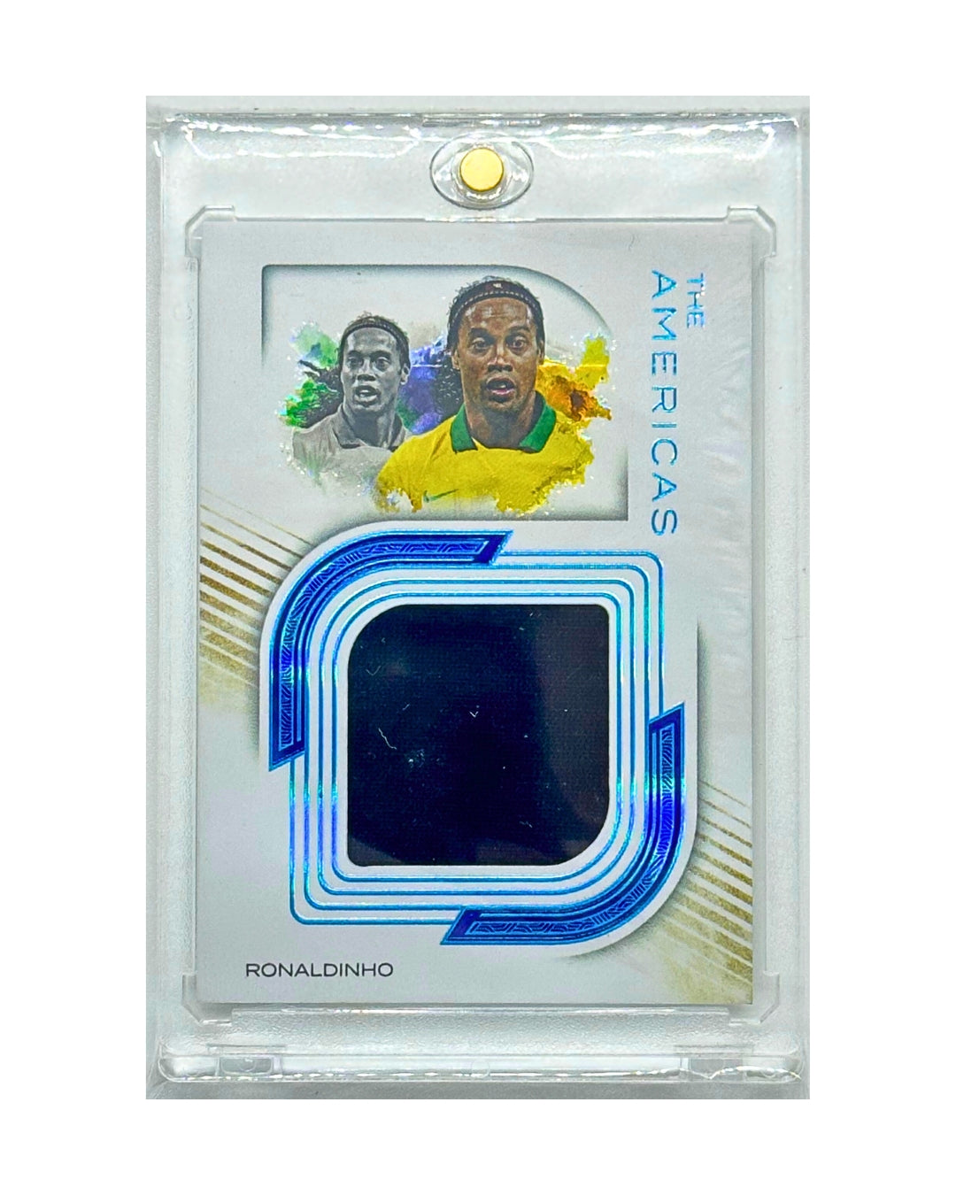 Ronaldinho 2024-25 Futera Incredible Football The Americas Relic Blue /9