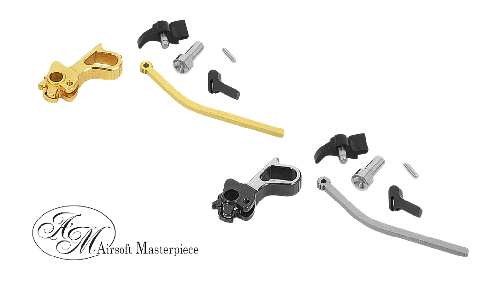 Airsoft Masterpiece CNC Steel Hammer & Sear Set for Marui Hi-Capa Type 24 (Wilson Value Line) (2 color)