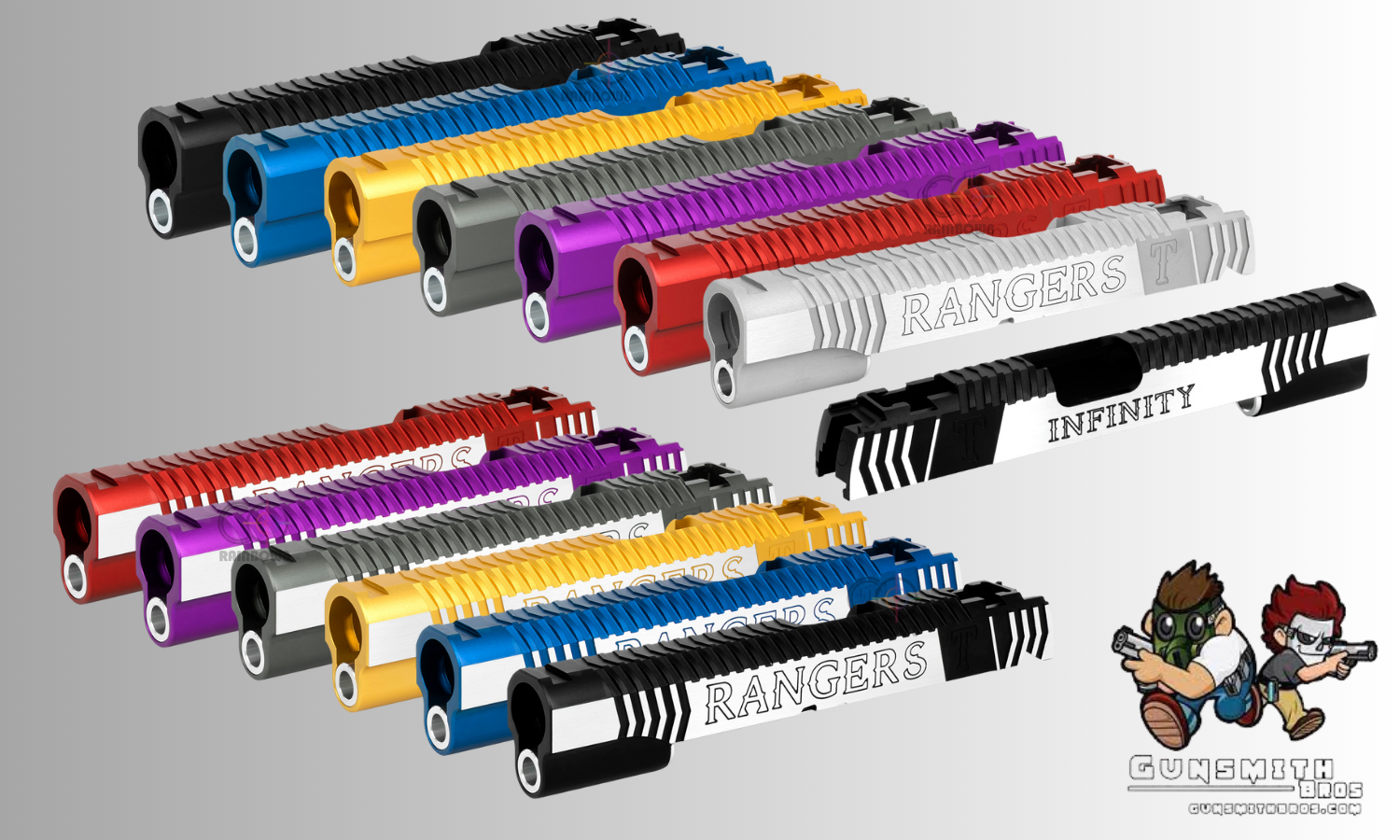 Gunsmith Bros Infinity Rangers Slide for Hi-CAPA (13 color)