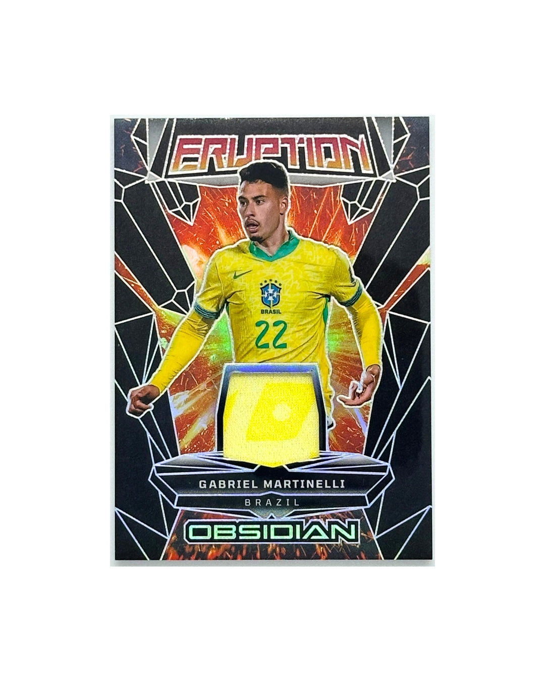 Gabriel Martinelli 2024-25 Brazil Panini Obsidian Auto /199