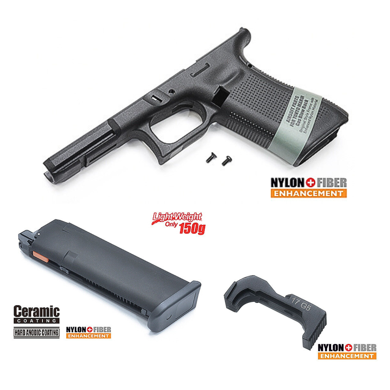 Guarder Original Frame for MARUI G17 Gen5 MOS (Combo Pack)