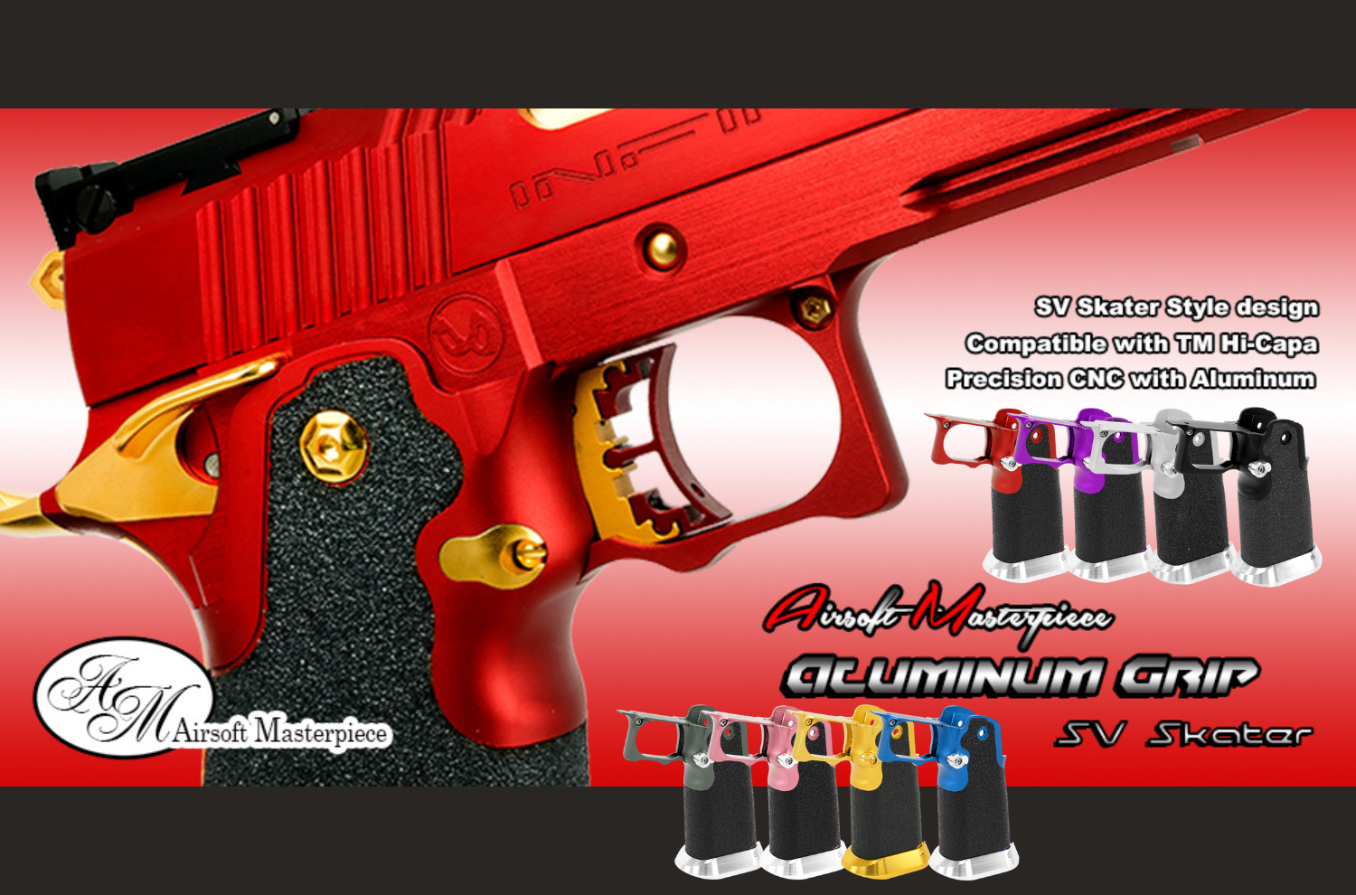 Hi-Capa Custom Parts – Rainbow 8