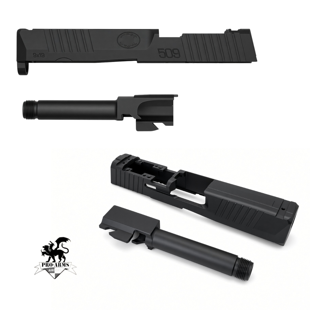 Pro Arms Steel Slide For EMG Cybergun FN Herstal Licensed FN 509 (Cerakote Version)