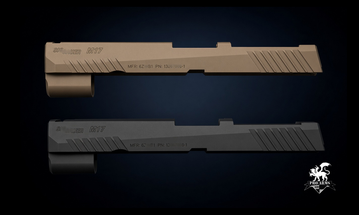 Pro Arms New Military Version M17 Steel Slide for VFC / SIG M17 (2 color)