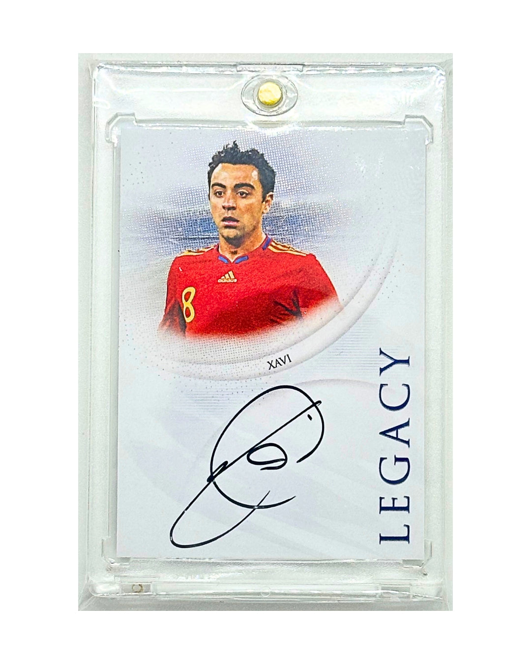 Xavi 2025 Futera FC Barcelona LGA24 Legacy On Card Auto /3