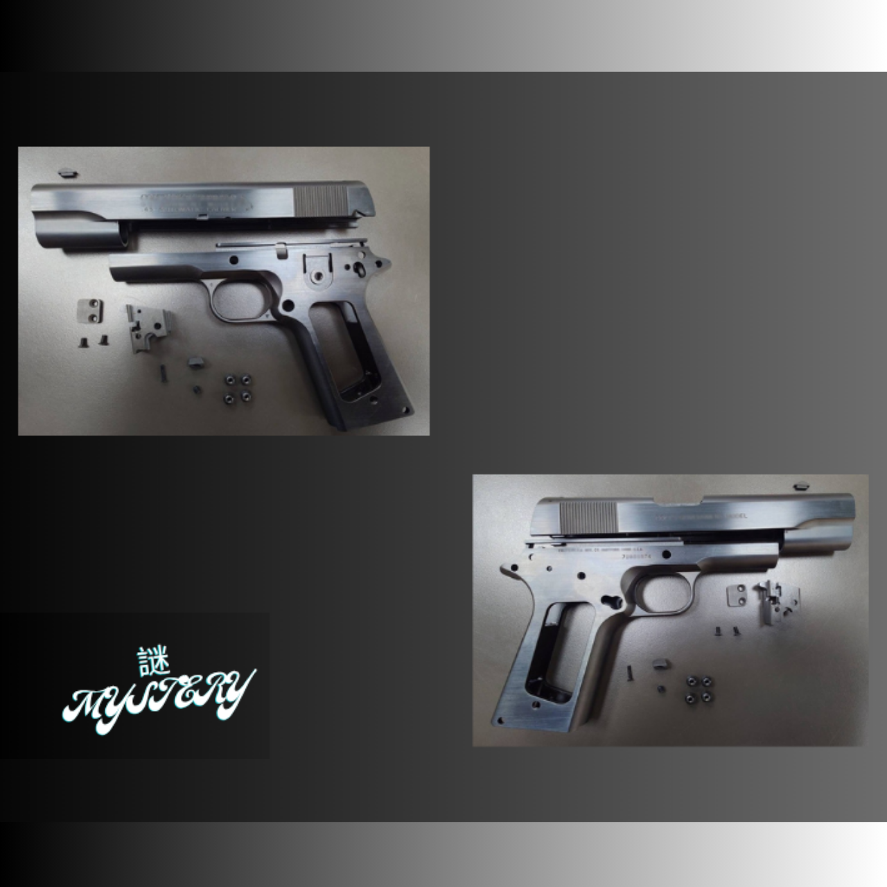 MYSTERY Full Steel CNC Kit for MARUI Series'70 (S70/Steel Bluing)