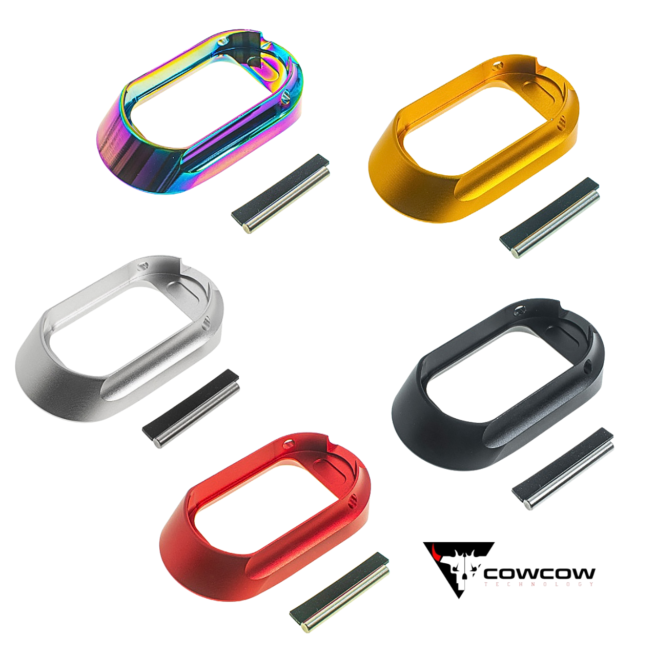 CowCow CNC Aluminum High Heel Magwell (5 colors)