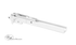 Airsoft Masterpiece Standard CNC Aluminum 5" Frame (Silver / Black)