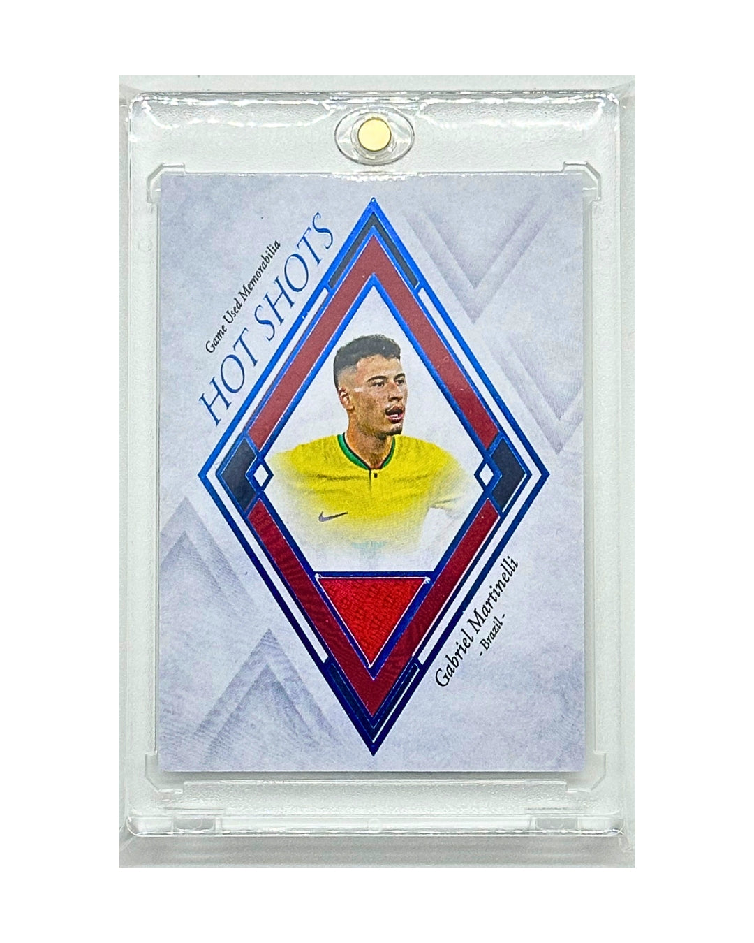 Gabriel Martinelli 2023 Arsenal Futera Unique GU Worn Hot Shots Patch /10